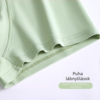 Yalu női alsónemű férfi boxeralsó pamut boxeralsó pamut rövidnadrág fejrész antibakteriális ágyéknadrág izzadságelnyelő plus size