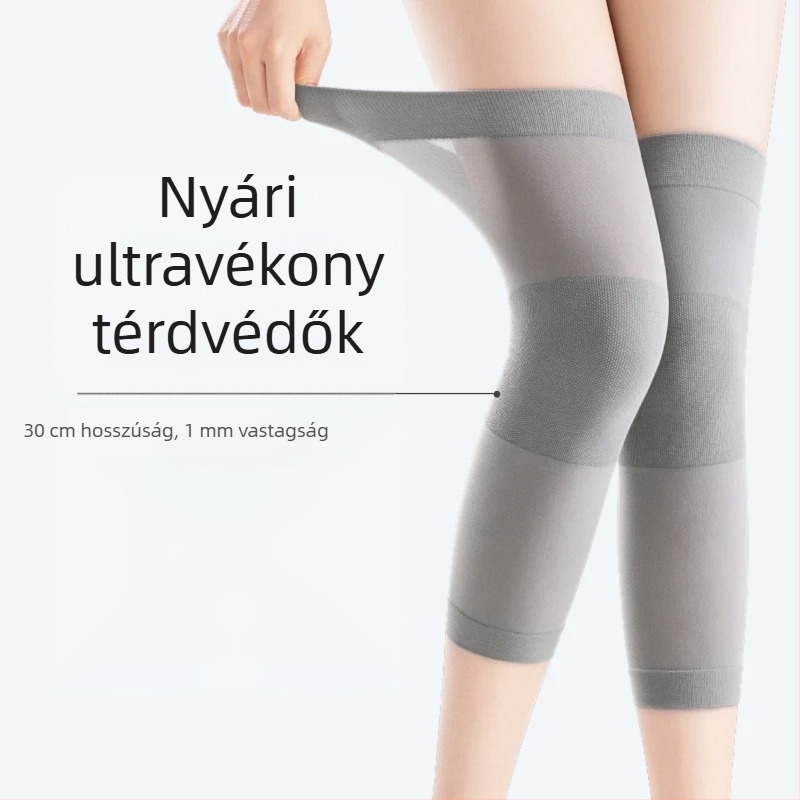 Nyári ultra vékony térdmelegítő, melegen tartó, varrat nélküli, rövid fazon, uniszex.