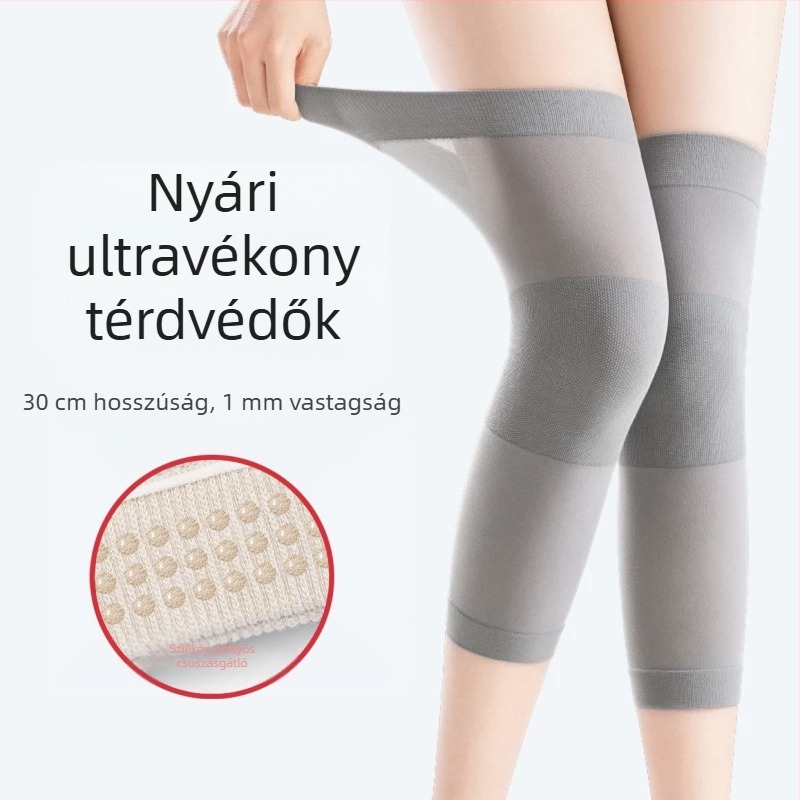 Nyári ultra vékony térdmelegítő, melegen tartó, varrat nélküli, rövid fazon, uniszex.