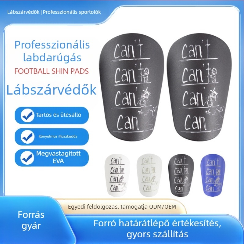 Mini Mini Master Football sípcsontvédő Vastagított Férfi és Női Bedugós Sípcsontvédő Felnőtteknek