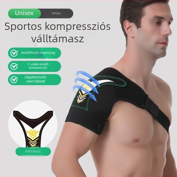 Amazon férfi és női sport vállpántos fitnesz súlyemelés váll rándulás állítható kompressziós vállpántos vállízületi fájdalomvédő