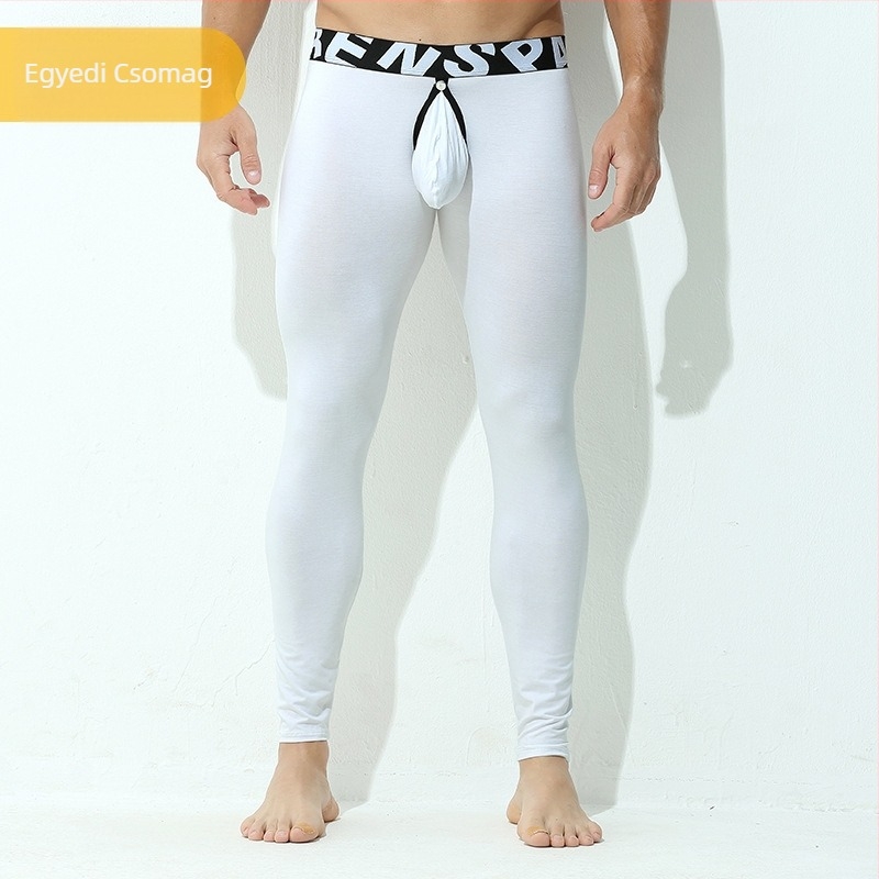 Őszi nadrág Férfi zsebes, kivehető, vékony, karcsúsított leggings Kopásmentes bugyi Szűk szabású leggings tinédzsereknek Őszi és téli meleg nadrág