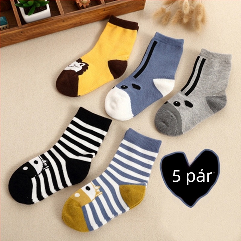 Őszi és téli gyermek lábszárközépig érő zokni fiúknak és lányoknak Gyermek fésült pamut rajzfilm dinoszaurusz baba zokni diákzokni nagykereskedelemben