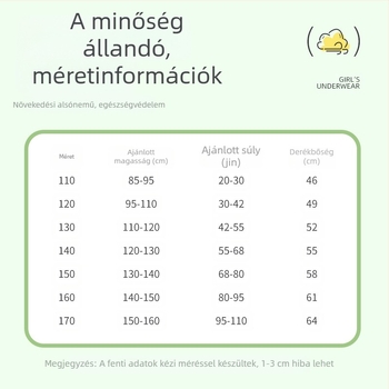 Gyerek alsónemű lányoknak, A osztályú jégselyem, nyári vékony, 7A antibakteriális, rajzfilmmintás baba női boxeralsó, A osztályú jégselyem, nyári vékony, 7A antibakteriális, rajzfilmmintás, baba női boxeralsó