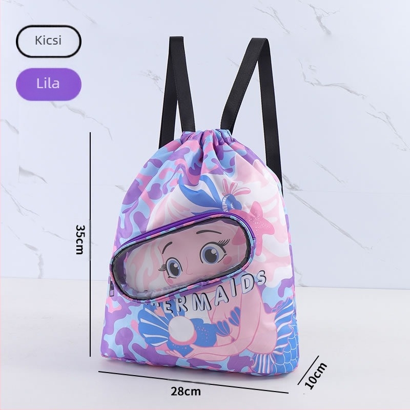 Gyermek úszótáska, nedves és száraz elválasztású vízálló tárolótáska, speciális úszószemüveg tárolótáska fiúknak és lányoknak úszáshoz