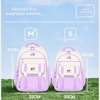 2024-es általános iskolás gyerekeknek való iskolatáskák, lányoknak való hátizsákok, alsó tagozatos és középiskolás lányoknak való gerincvédő, nagy kapacitású, könnyű táskák