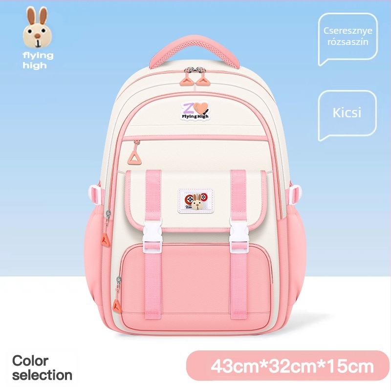 2024-es általános iskolás gyerekeknek való iskolatáskák, lányoknak való hátizsákok, alsó tagozatos és középiskolás lányoknak való gerincvédő, nagy kapacitású, könnyű táskák