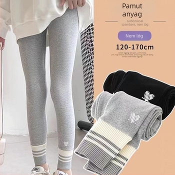 Lányka leggings Tavasz és Ősz 2024 Új Őszi Nadrágok Nagy Gyermek Felsőruházat Nadrágok Gyermek koreai stílusú leggings Ősz