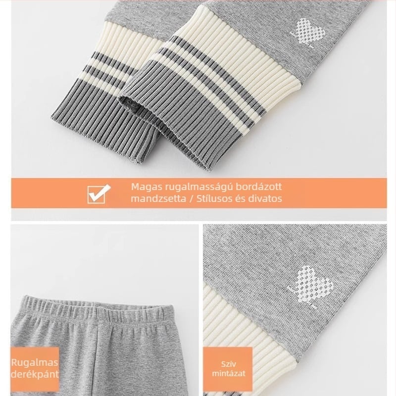 Lányka leggings Tavasz és Ősz 2024 Új Őszi Nadrágok Nagy Gyermek Felsőruházat Nadrágok Gyermek koreai stílusú leggings Ősz