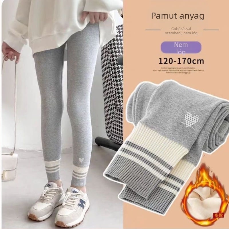 Lányka leggings Tavasz és Ősz 2024 Új Őszi Nadrágok Nagy Gyermek Felsőruházat Nadrágok Gyermek koreai stílusú leggings Ősz