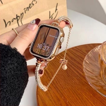 Alkalmas Apple Watch karkötő könyök csillagos ég I watch67s8 generációs SE fém óraszíjhoz