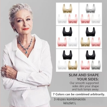 Népszerű, határokon átnyúló, 3 részes szett, plus size, elölről záródó, szexi csipke melltartó, merevítő nélkül, varrás nélküli tank top, női alsónemű nagykereskedelemben