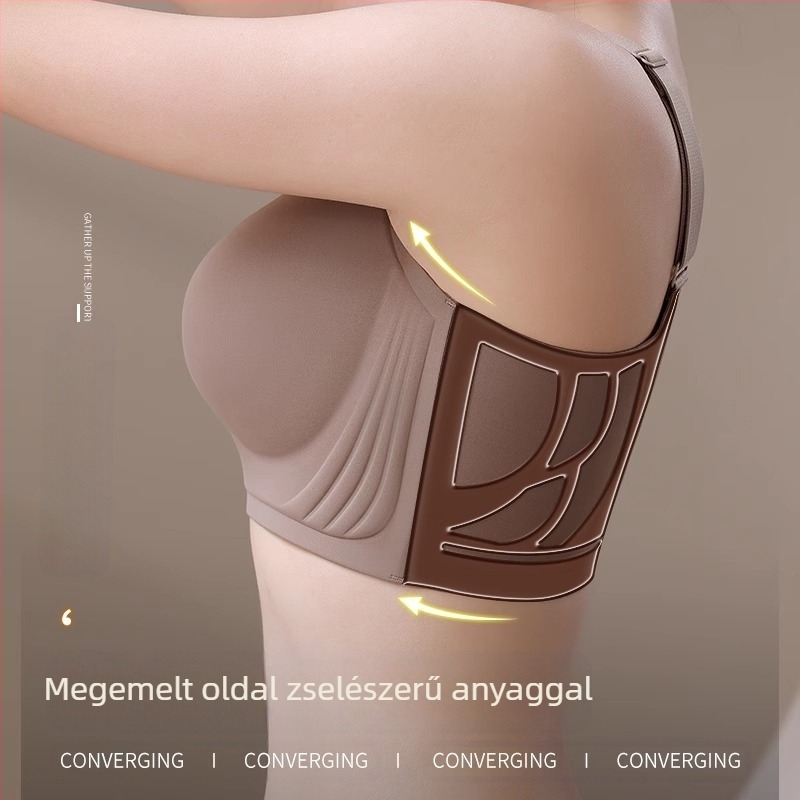 Nyom nélküli nagy méretű női alsónemű, nagy mellkas alakú, kis teljes kosaras, karcsúsító, összehúzható, megereszkedésgátló, parfüm