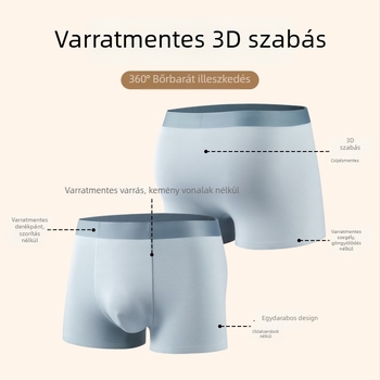 80S Lanjing modális alsónemű férfi high-end üzleti férfi alsónemű lélegző varrás nélküli boxeralsó gyártók nagykereskedelem