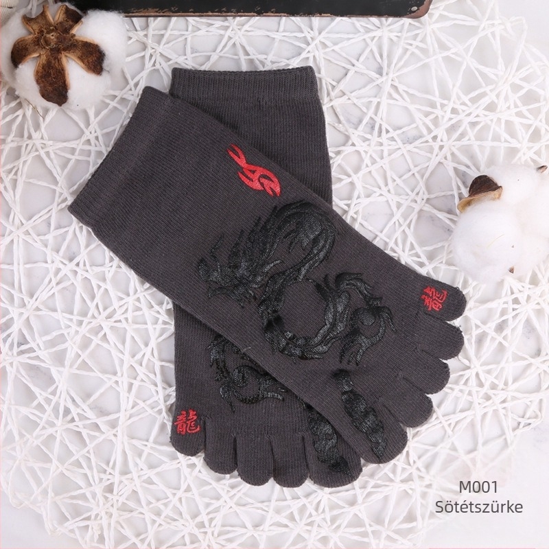 Ötujjas zokni férfi zokni ötujjas zokni pamut férfi külkereskedelmi japán és koreai stílusú rövid orrú férfi zokni