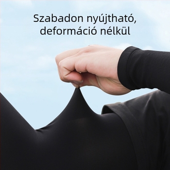 Napvédő jégvédő ujjak Férfi plus size jégselyem ujjak Laza ujjak műtrágyával a lélegzőképesség és az UV-védelem fokozása érdekében Kültéri kerékpározás