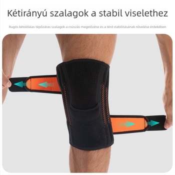 Határokon átnyúló kosárlabda futó ütközésgátló térdvédő professzionális dekompressziós támogatás térdkalácsvédő lovagló térdvédő