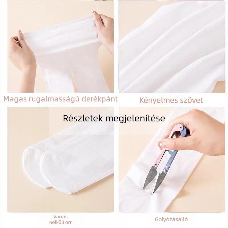 60D gyerek tánczokni, nyári lány harisnyanadrág, gyakorló zokni, ásó balett testzokni, fehér harisnyanadrág tételben