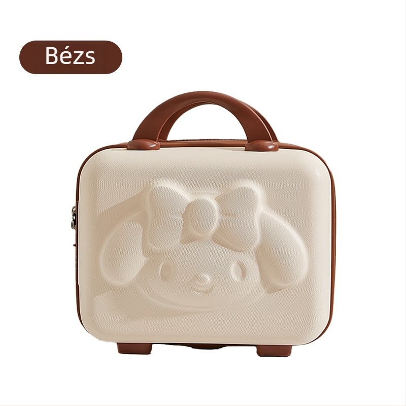 14 hüvelykes Melody bőrönd, poggyásztároló doboz, kis doboz, kombinációs zár, bőrönd, beszállótáska, könnyű