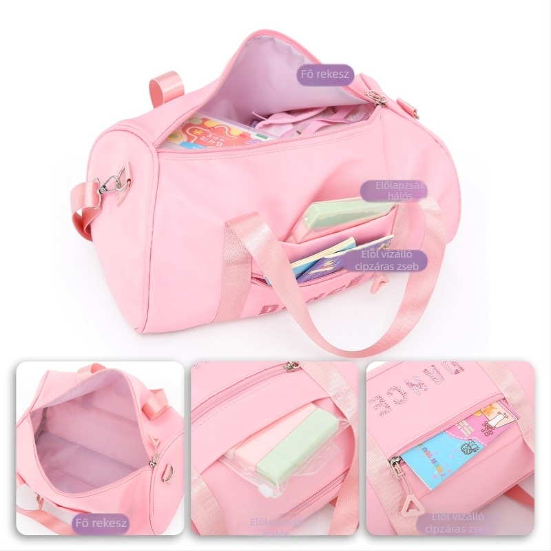 Határokon átnyúló tánctáska sporttáska lányoknak latin tánctáska balett gyermek hordozható tánctáska utazótáska nagykereskedelem