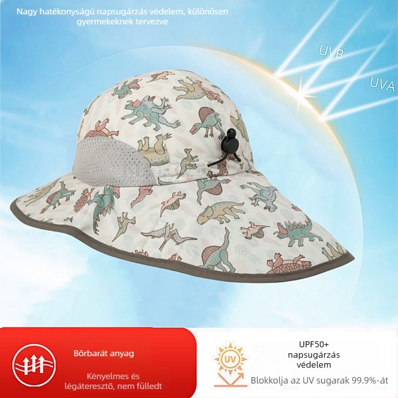 Nyári gyerek napkalap baba babakalap napkalap vékony napkalap fiúknak és lányoknak nagy karimájú halászkalap