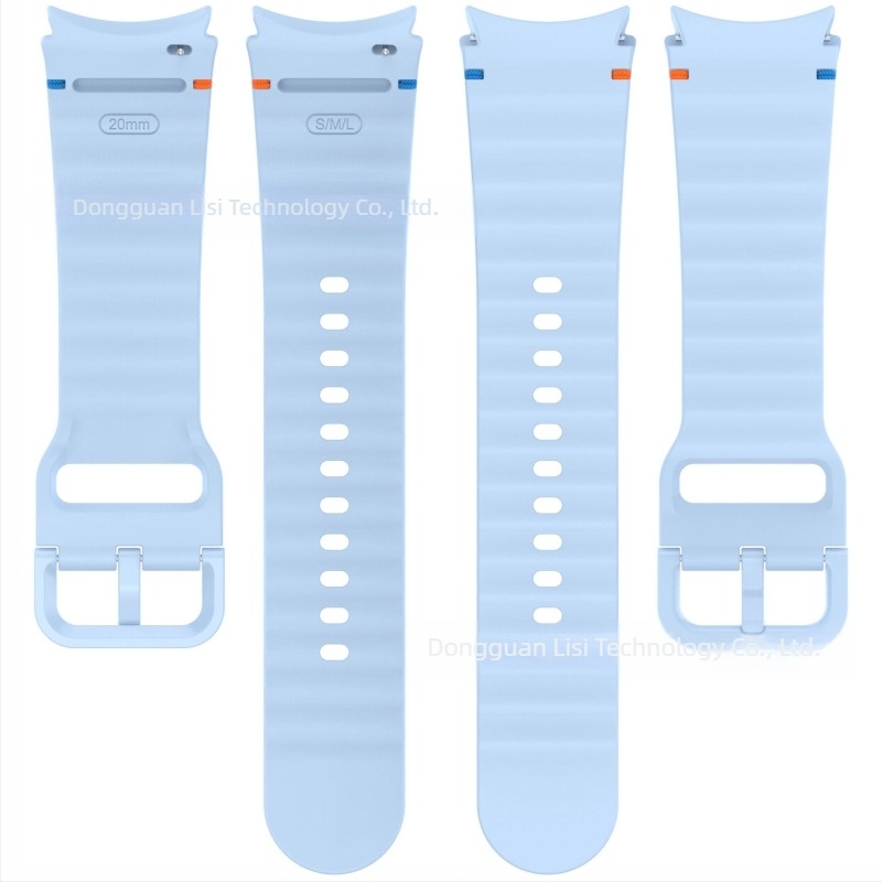 Lisizawa Samsung Galaxy Watch7 hullámos vonalú szíjhoz, Watchfe/456 szilikonszíjhoz alkalmas