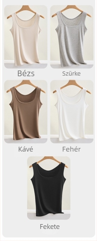 532# szálas textúrájú, rugalmas, karcsúsított, széles vállpántos, plus size egyszerű, szögletes nyakú, lélegző felső