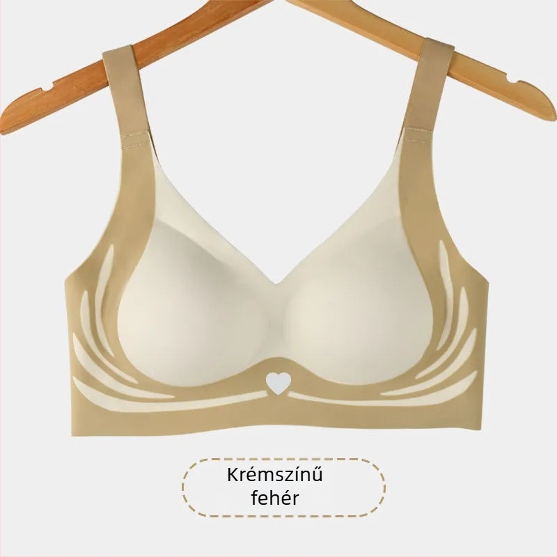 Új nyári jégselyem, vágás nélküli, lélegző alsónemű, női gyönyörű, hátulról push-up, megereszkedésgátló melltartó