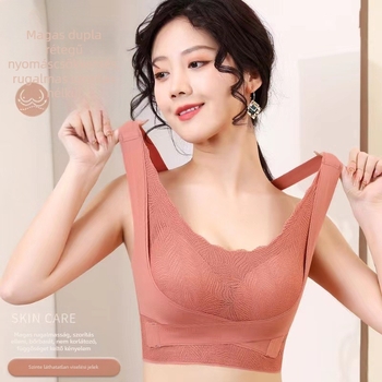 Push up beauty back keresztpántos sportmelltartó fitnesz ütésálló, állítható melltartó, varrás nélküli sport alsónemű