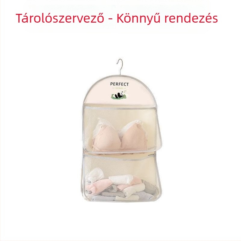 Houndstooth tárolódoboz ruhákhoz, otthoni ruhásszekrény összecsukható tárolódoboz beépített PP táblával, nagy kapacitású ruharendező