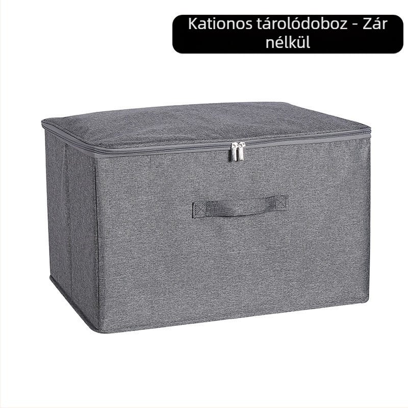 Houndstooth tárolódoboz ruhákhoz, otthoni ruhásszekrény összecsukható tárolódoboz beépített PP táblával, nagy kapacitású ruharendező