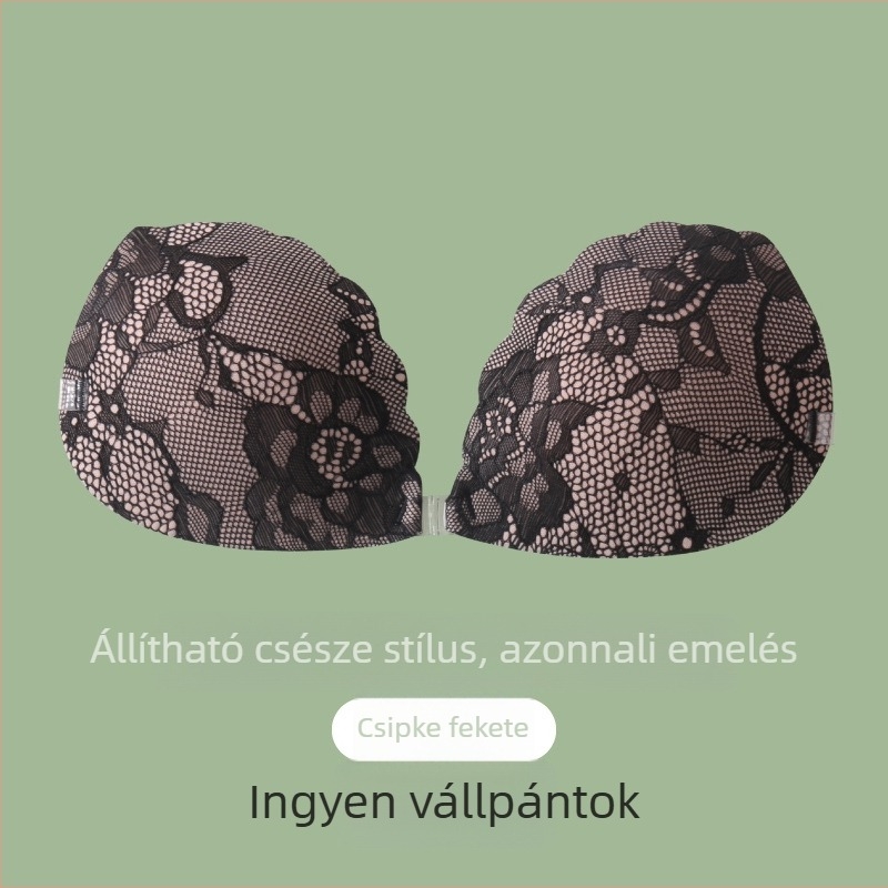 Raktáron nagykereskedelmi csipke mellkasi matricák esküvői ruha női kis mellkas megvastagított nagy megereszkedésgátló push-up láthatatlan felsőrész szilikon mellmatricák