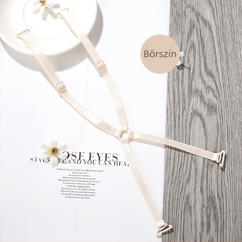 Átlátszó, láthatatlan vállpánt, csipkés, üreges, keresztpántos melltartó, dupla vállpánt, belső pánt, vékony, csúszásgátló öv