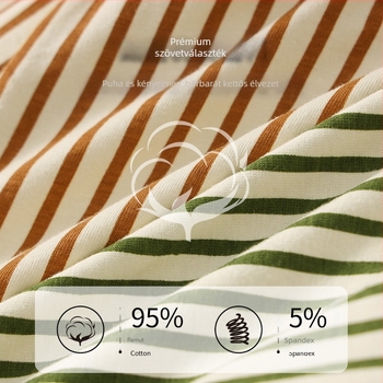 [Egy nadrág, amit többre is fel lehet vinni] Egyszerű csíkos nyílnadrág Tiszta pamut Laza, laza, plus size lapos sarkú nadrág Lélegző, négy sarkú nadrág