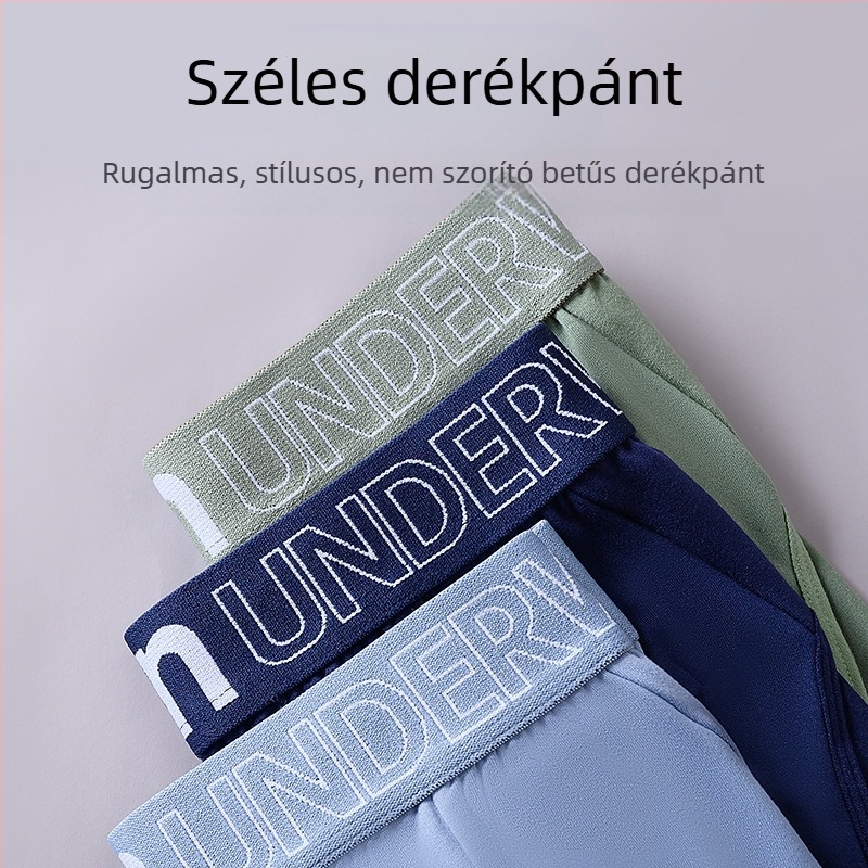 Férfi alsónadrág, kövér srácoknak, fiatalos, szexi, diák alsónadrág, férfi derékra szabható, lélegző, magas rugalmasságú alsónadrág
