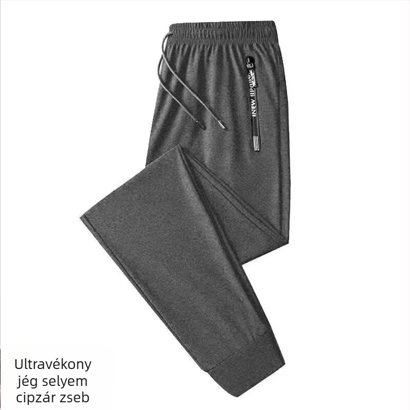 Winter Plus Fertilizer extra nagy téli polár bélésű nadrág férfi vastagított meleg nadrág lezser nadrág férfi téli bársony nadrág