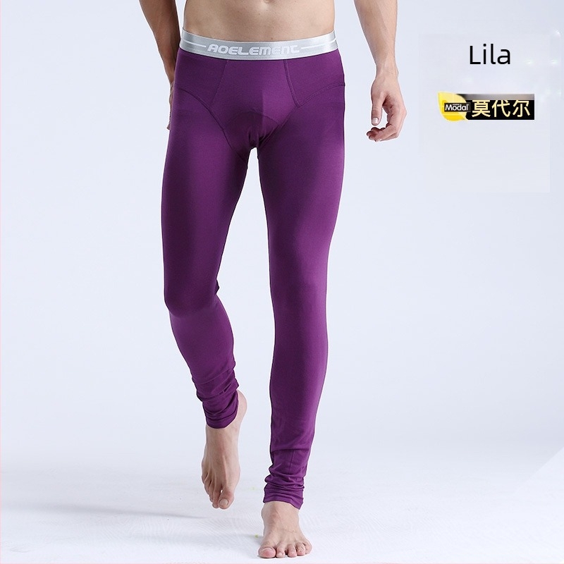 Férfi meleg nadrág őszi nadrág egyszínű őszi és téli gyártók nagykereskedelmi szűk, testhezálló, kényelmes, divatos új férfi leggings