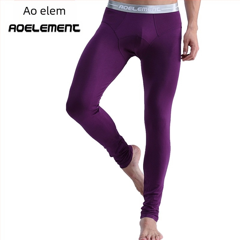 Férfi meleg nadrág őszi nadrág egyszínű őszi és téli gyártók nagykereskedelmi szűk, testhezálló, kényelmes, divatos új férfi leggings