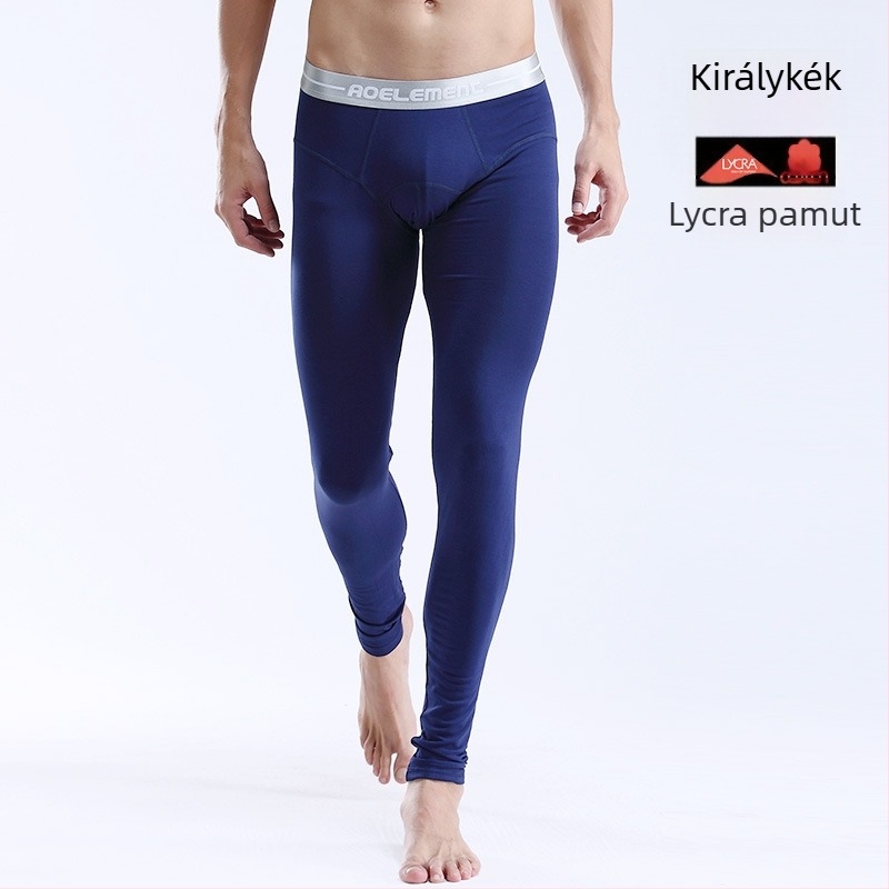 Férfi meleg nadrág őszi nadrág egyszínű őszi és téli gyártók nagykereskedelmi szűk, testhezálló, kényelmes, divatos új férfi leggings