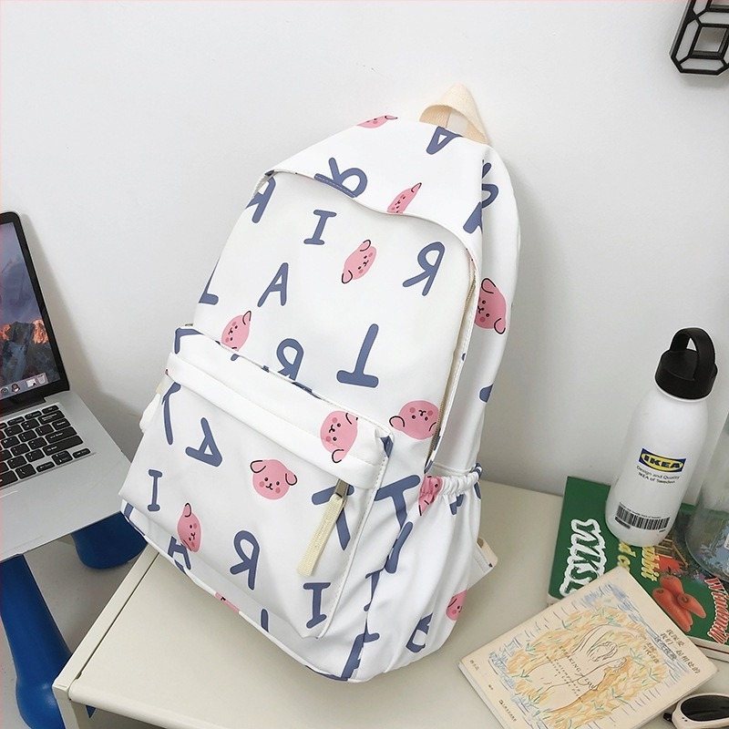 Japán Aranyos Graffiti Táska Lány Iskolatáska Koreai Középiskolás Diákoknak Hátizsák Nagy Kapacitású Hátizsák