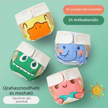 Gézpelenkák pamut gézből, egyrészes, mosható, légáteresztő, vizeletgyűrűs baba, baba, négy évszak, egy generációnyi haj