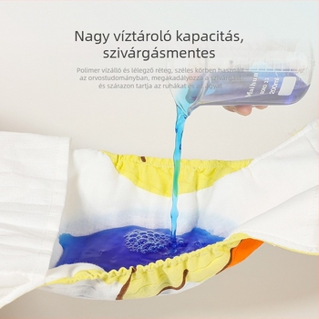 Gézpelenkák pamut gézből, egyrészes, mosható, légáteresztő, vizeletgyűrűs baba, baba, négy évszak, egy generációnyi haj