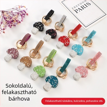 Amazon gyémánt kulcstartó táska, diy díszek, apró ajándékok, Európa és az Egyesült Államok gyönyörű autókulcs medál gyártóinak nagykereskedelme