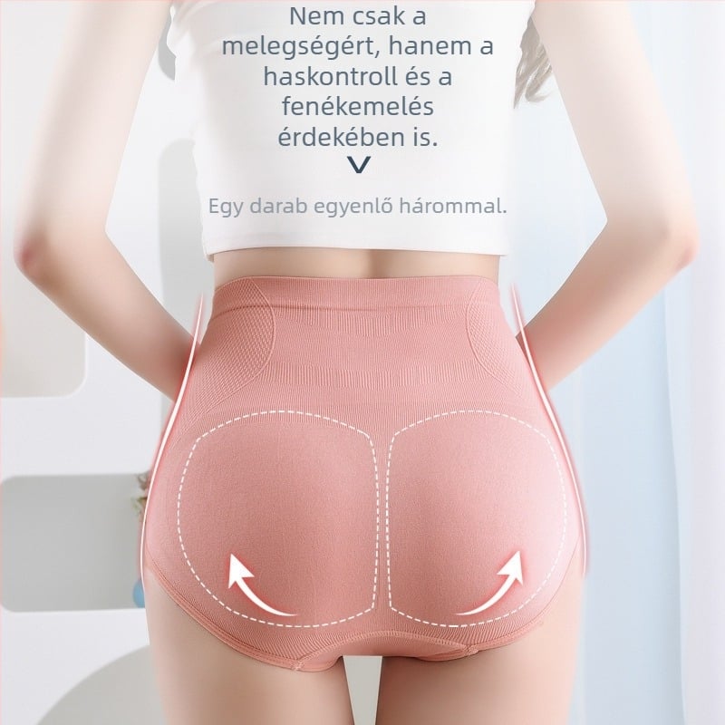 Grafén méhsejt méhsejt varratmentes, lélegző női magas derekú, hasizom-emelő alsónadrág, női fehérnemű