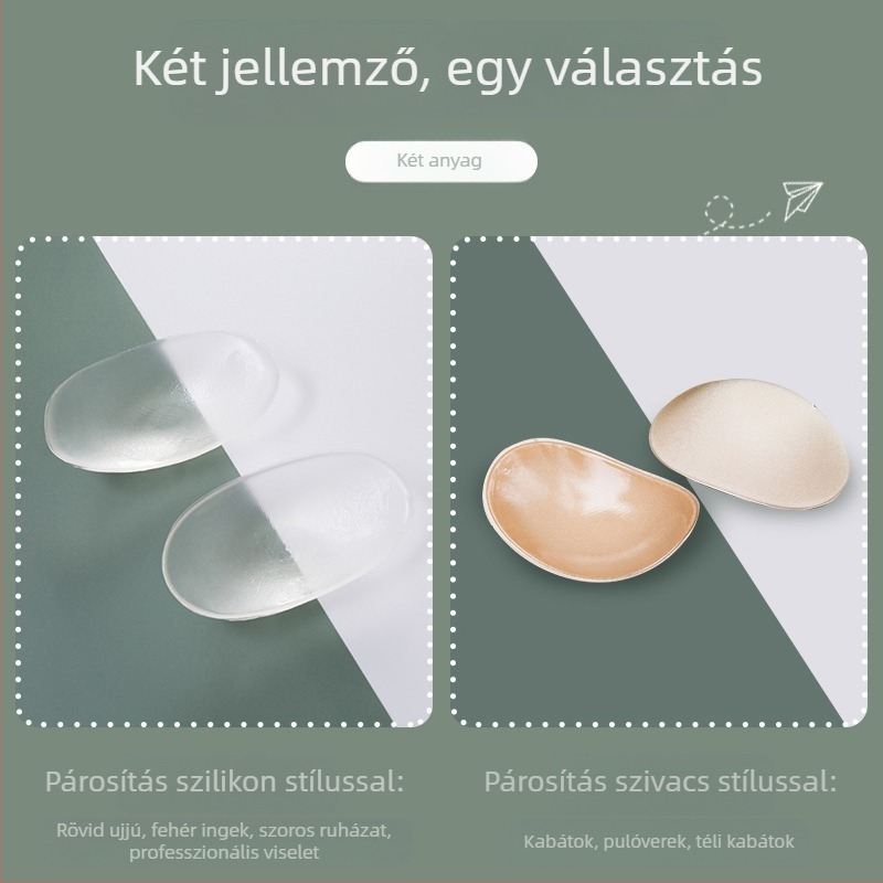 Vállvédő Artifact Derékszögű vállszépség váll Láthatatlan lélegző szilikon hamis váll átlátszó szivacs csúszásgátló unisex vállvédő