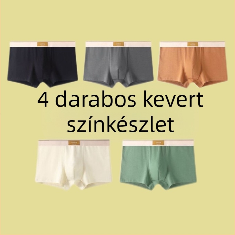 Férfi alsónemű Férfi boxeralsók Lélegző Laza Kényelmes plus size Lélegző Fiú boxeralsók Rövidnadrágok