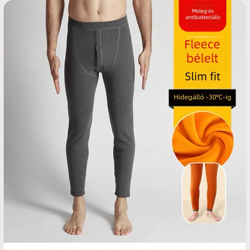 Férfi vastagított meleg nadrág Férfi polár bélésű vastagított pamut nadrág Thunderpants őszi nadrág Férfi plus size alsó bélésű nadrág Téli nadrág