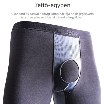 Férfi termo alsónemű kerek nyakú hidegálló pamut pulóver ifjúsági őszi nadrág vékony szárú őszi nadrág tavaszi őszi téli