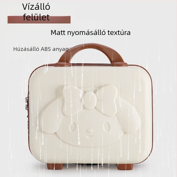 14 hüvelykes férfi és női gyermek bőrönd rajzfilmmintás bőrönd tárolótáska doboz szuvenír PP kozmetikai tok nagy kapacitású