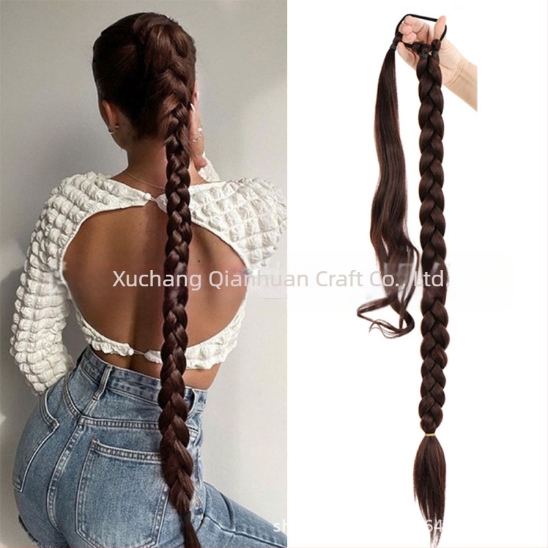 Külkereskedelmi határokon átnyúló lófarok fonott fonott fonott Amazon legkelendőbb háromszálú fonat Fonott Ponyta